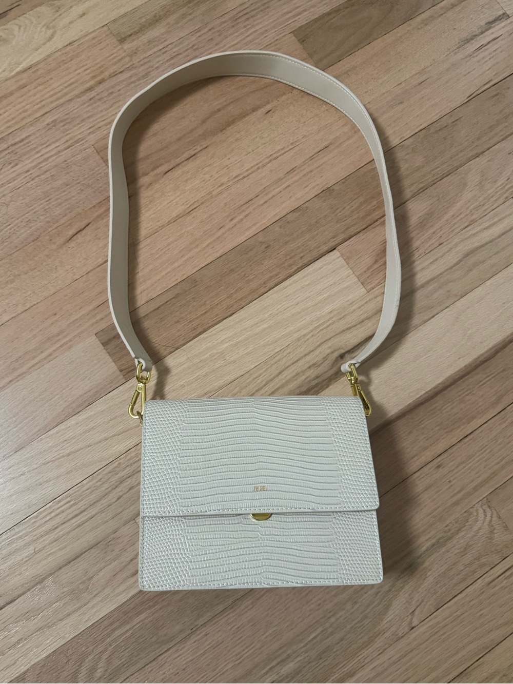 JW PEI Mini Flap Crossbody Ivory